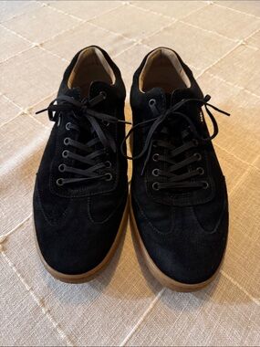 Piloti Shift Asphalt Mens Size 11.5 Black Suede Driving Shoes Racing Sneakers